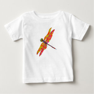 Dragonfly art illustration baby T-Shirt