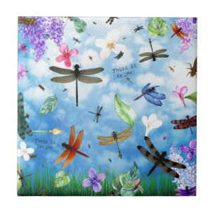dragonfly art nola kelsey tile