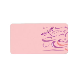 DRAGONFLY Baby Naming Address Label