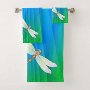 Dragonfly Bath Towel Set