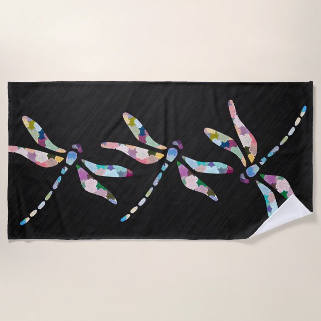 Dragonfly Beach Towel (Front)