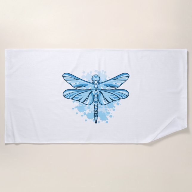 Dragonfly                                          beach towel (Front)