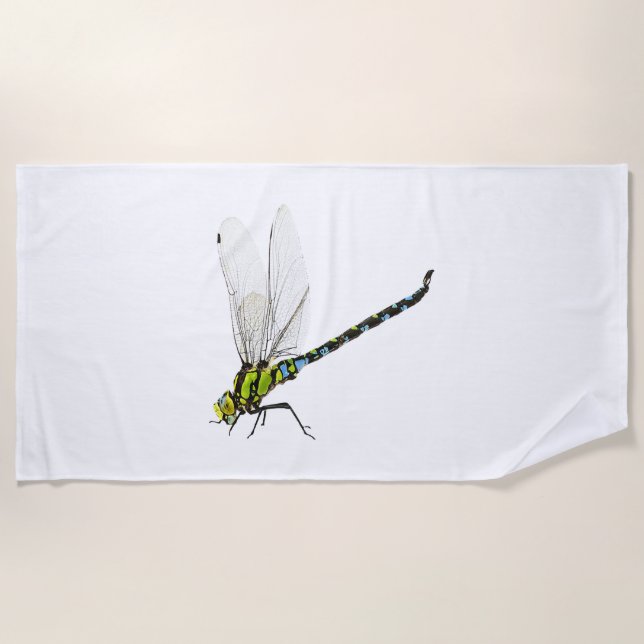 Dragonfly                          beach towel (Front)