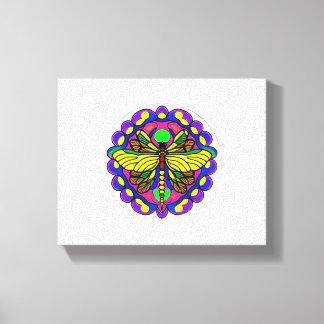 Dragonfly Beautiful, colourful, and ornate Canvas Print