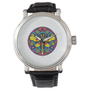 Dragonfly Beautiful, colourful, and ornate Watch