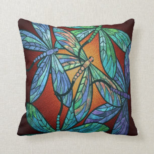 Dragonfly Blanket Gift Dragonfly Paint Gift Cushion