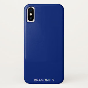 Dragonfly blue color name iPhone x case