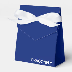 Dragonfly blue color name favour box