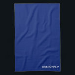 Dragonfly blue colour name tea towel<br><div class="desc">Dragonfly blue colour name</div>