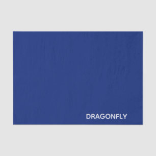 Dragonfly blue colour name tissue paper
