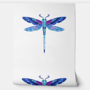 Dragonfly Blue drawing cute gift Wallpaper