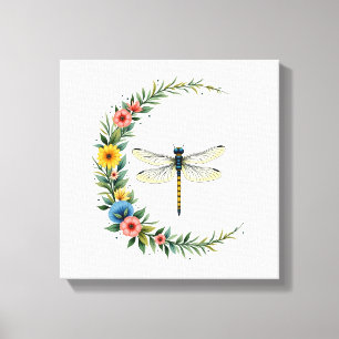 Dragonfly Boho Crescent Moon Peace Sign Hippie Dra