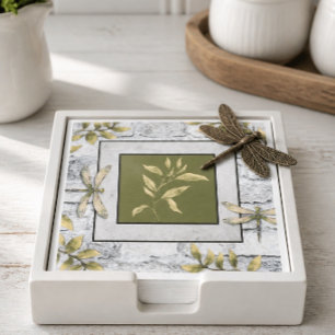 Dragonfly Botanic Paper Napkin