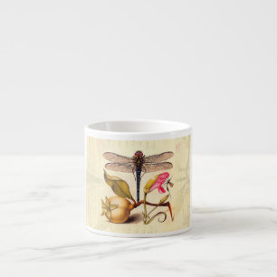 Dragonfly Botanical Nature Wildlife Espresso Cup