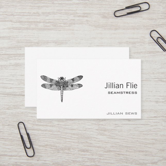 Dragonfly Business Card (Front/Back In Situ)
