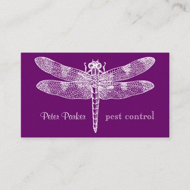 Dragonfly Business Card (Front)