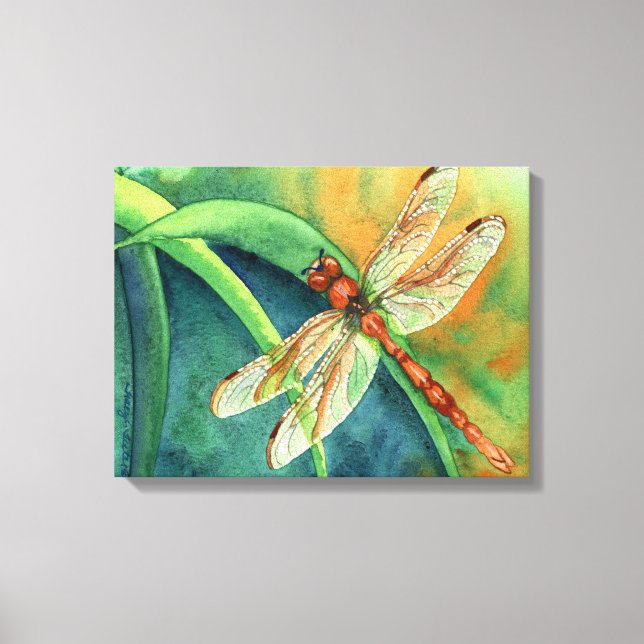 dragonfly canvas print (Front)