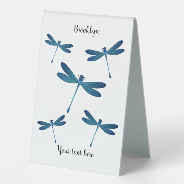 Dragonfly cartoon illustration (Front)