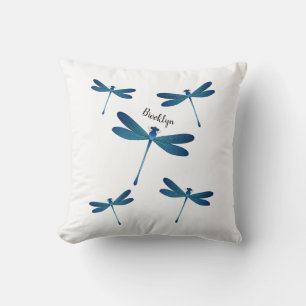 Dragonfly cartoon illustration  cushion