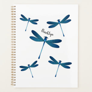 Dragonfly cartoon illustration planner