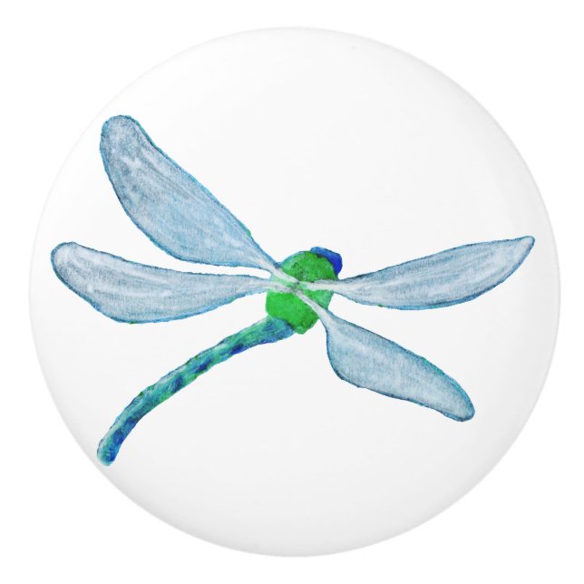 Dragonfly Ceramic Knob (Front)