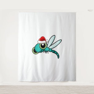 Dragonfly Christmas dragonfly Tapestry