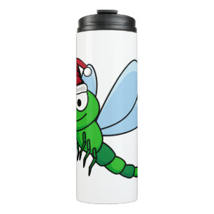 Dragonfly Christmas dragonfly  Thermal Tumbler