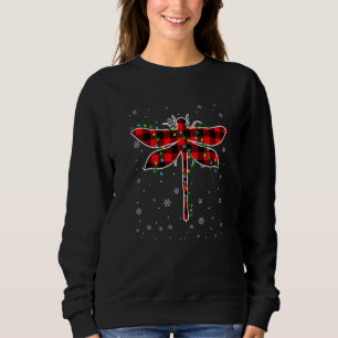 Dragonfly Christmas Santa Hat Cute Animals Xmas Li Sweatshirt