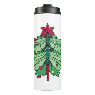 Dragonfly Christmas Thermal Tumbler