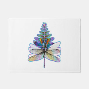 Dragonfly Christmas tree           Doormat