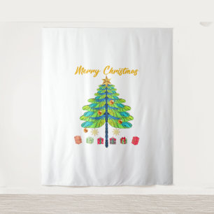 Dragonfly Christmas Tree Gift Tapestry
