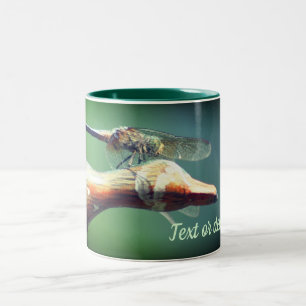 Dragonfly Co Pilot Nature Personalised Two-Tone Coffee Mug
