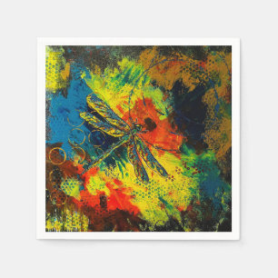 dragonfly cocktail napkins