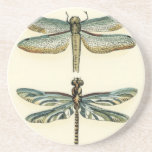 Dragonfly Collection by Chariklia Zarris Coaster<br><div class="desc">A dragonfly collection worthy of any curious nature buff,  this is a stunning piece by Chariklia Zarris. Put it on your wall or give it as a gift!</div>