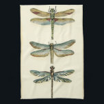 Dragonfly Collection by Chariklia Zarris Tea Towel<br><div class="desc">A dragonfly collection worthy of any curious nature buff,  this is a stunning piece by Chariklia Zarris. Put it on your wall or give it as a gift!</div>