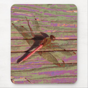 Dragonfly Colourful Mouse Mat