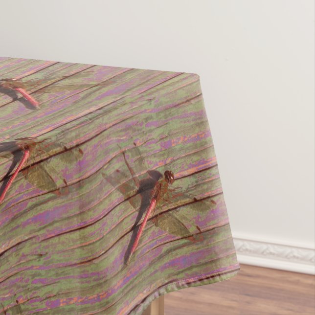 Dragonfly Colourful Tablecloth (In Situ)