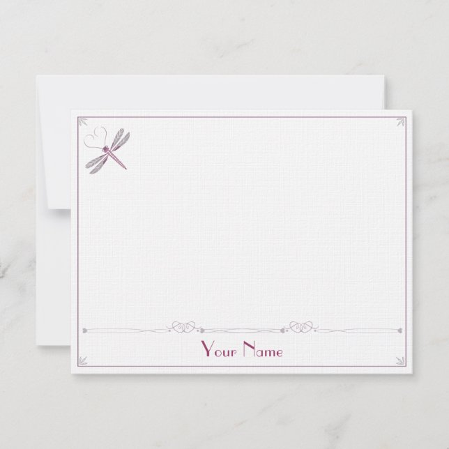 Dragonfly Correspondence Cards (Front)