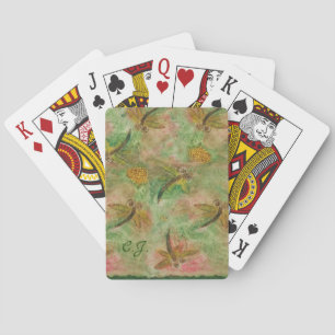 Dragonfly Cotton Candy Custom Playing Cards