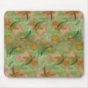 Dragonfly Cotton Candy Mouse Mat