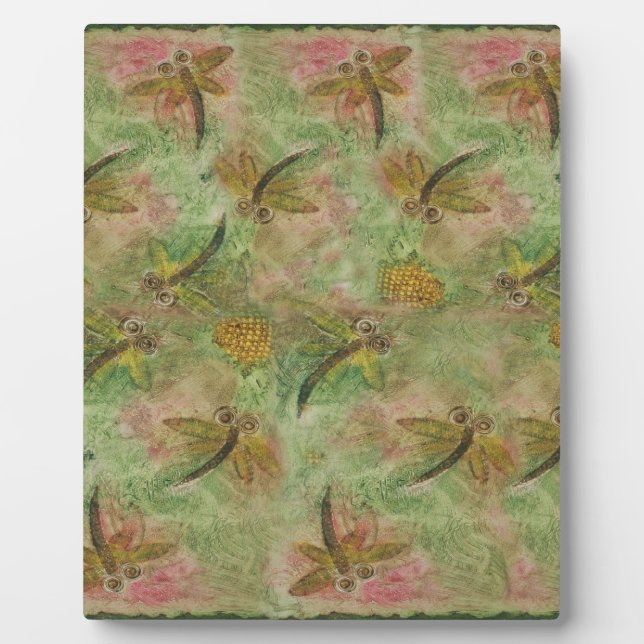 Dragonfly Cotton Candy Plaque (Front)
