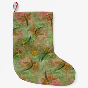 Dragonfly Cotton Candy Small Christmas Stocking