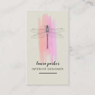 Dragonfly Creative Designer Nature Consultancy Business Card