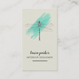 Dragonfly Creative Designer Nature Consultancy Business Card