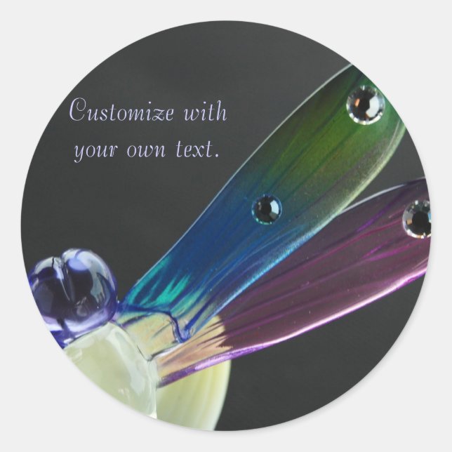Dragonfly - Customisable Sticker (Front)