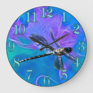 Dragonfly Damsel Fly Insect-lovers Gift Series Large Clock