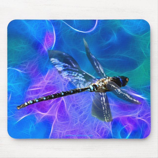 Dragonfly Damsel Fly Insect-lovers Gift Series Mouse Mat (Front)