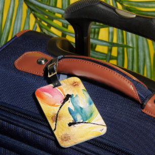 Dragonfly Dance Acrylic Luggage Tag