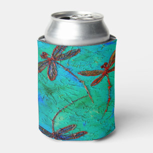 Dragonfly Dance Can Cooler
