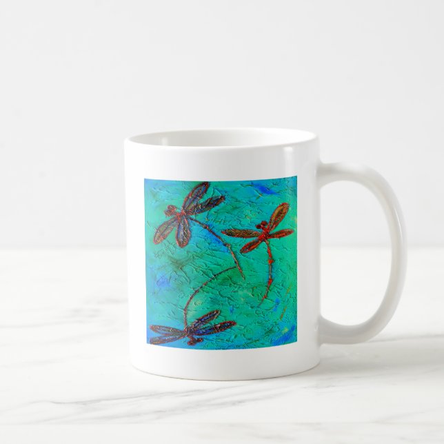 Dragonfly Dance Coffee Mug (Right)